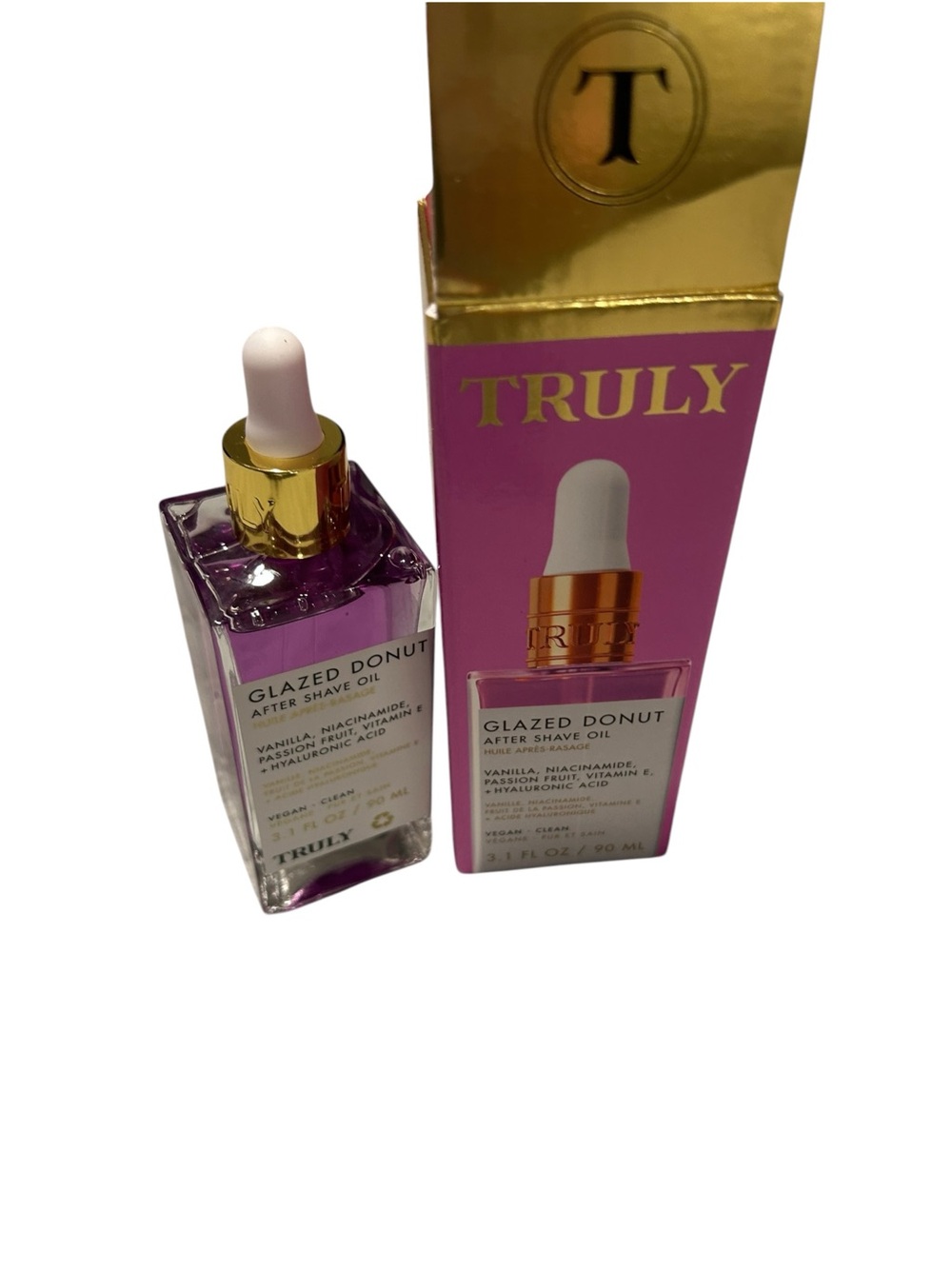 TRULY Glazed Donut After Shave Oil - Purple & Gold